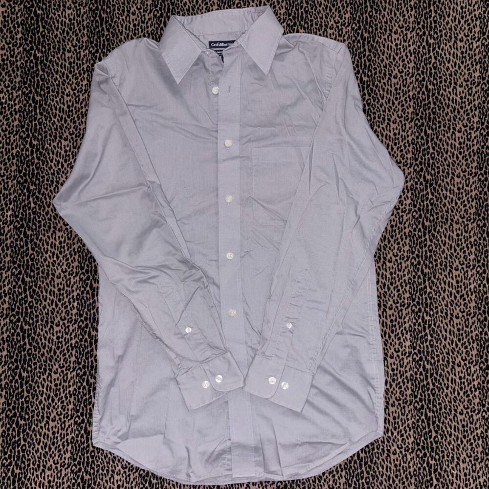 Croft & Barrow Men's Blue Grey Shirt